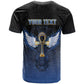 Personalised Egyptian Ankh T shirt Egypt Hieroglyphs Pattern
