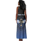 Personalised Egyptian Ankh Tank Maxi Dress Egypt Hieroglyphs Pattern