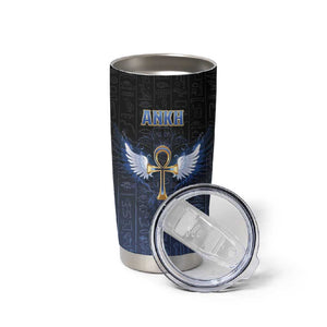 Personalised Egyptian Ankh Tumbler Cup Egypt Hieroglyphs Pattern