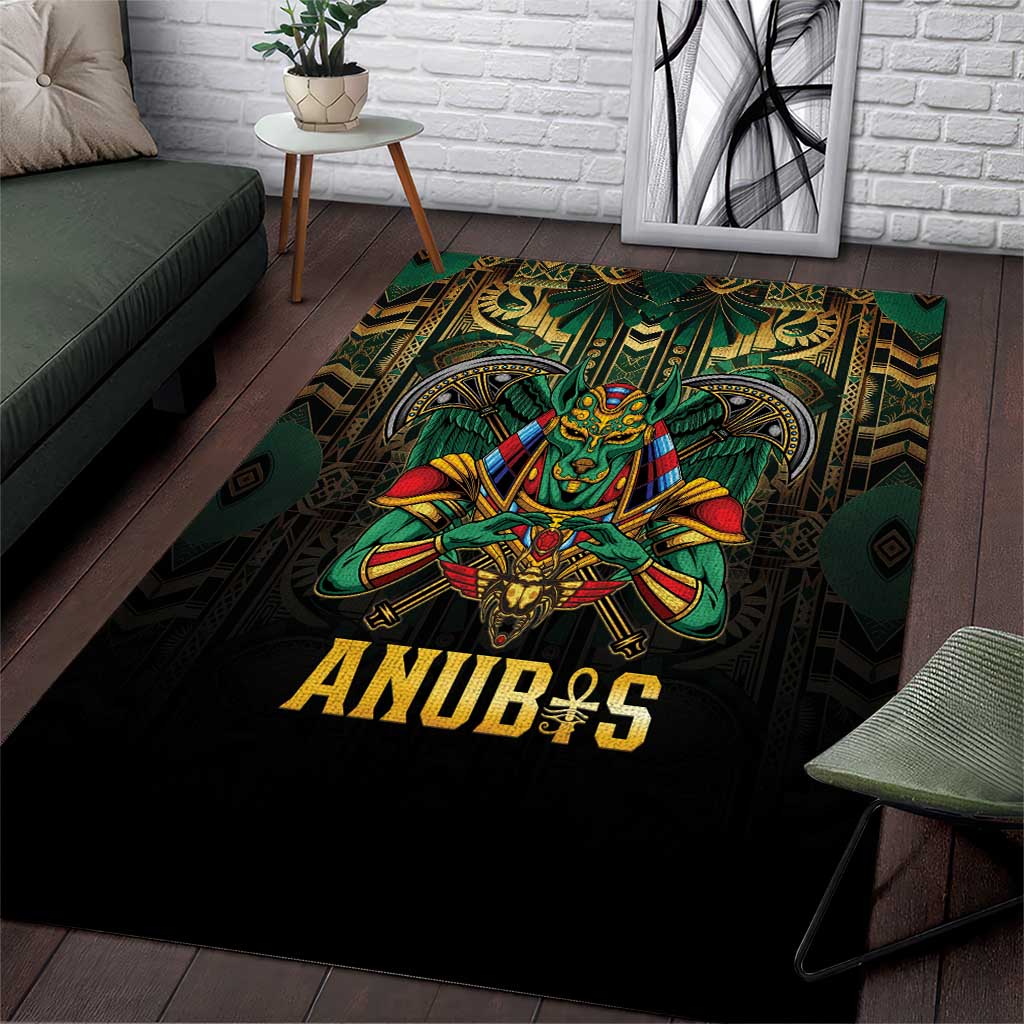 Ancient Egypt Area Rug Anubis Egyptian