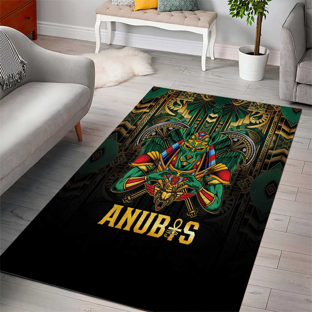 Ancient Egypt Area Rug Anubis Egyptian