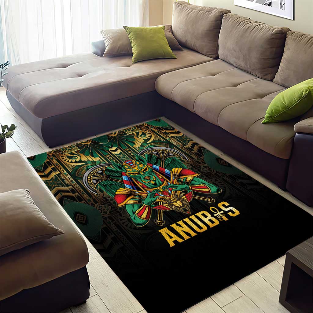 Ancient Egypt Area Rug Anubis Egyptian