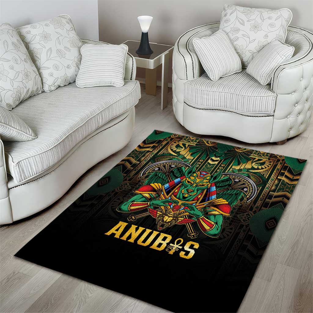 Ancient Egypt Area Rug Anubis Egyptian
