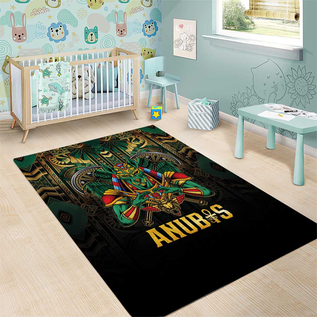 Ancient Egypt Area Rug Anubis Egyptian