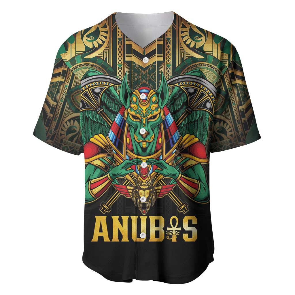 Ancient Egypt Baseball Jersey Anubis Egyptian