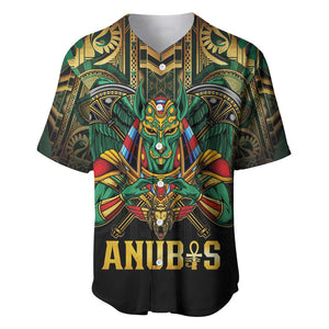 Ancient Egypt Baseball Jersey Anubis Egyptian