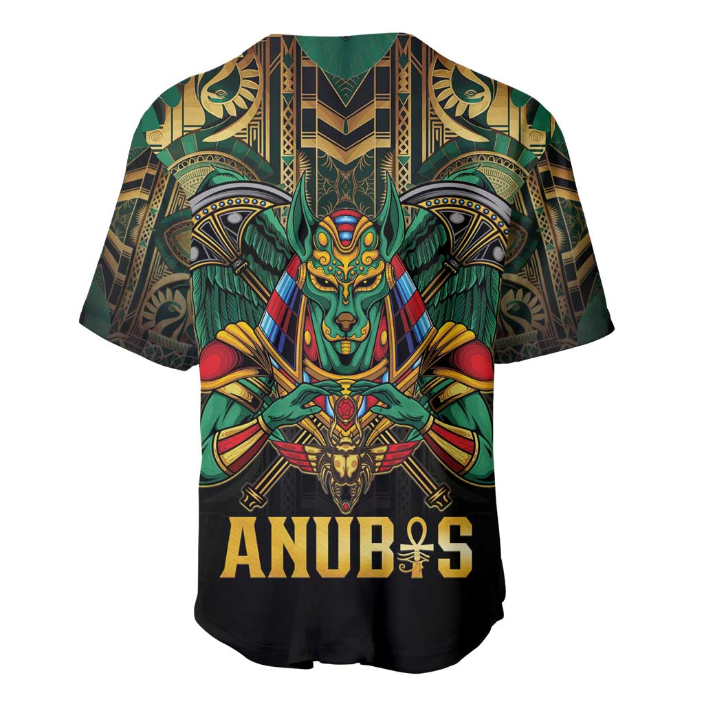 Ancient Egypt Baseball Jersey Anubis Egyptian