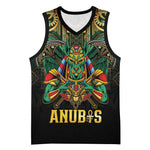 Ancient Egypt Basketball Jersey Anubis Egyptian - African Pride
