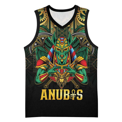 Ancient Egypt Basketball Jersey Anubis Egyptian - African Pride