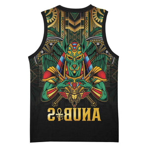 Ancient Egypt Basketball Jersey Anubis Egyptian - African Pride