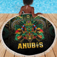 Ancient Egypt Beach Blanket Anubis Egyptian