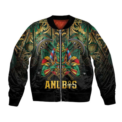 Ancient Egypt Bomber Jacket Anubis Egyptian