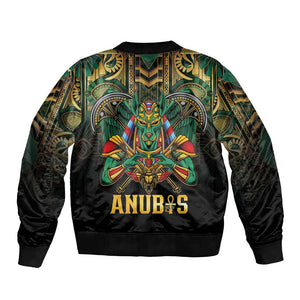 Ancient Egypt Bomber Jacket Anubis Egyptian