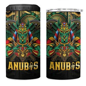 Ancient Egypt 4 in 1 Can Cooler Tumbler Anubis Egyptian