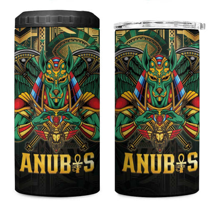 Ancient Egypt 4 in 1 Can Cooler Tumbler Anubis Egyptian