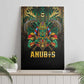 Ancient Egypt Canvas Wall Art Anubis Egyptian