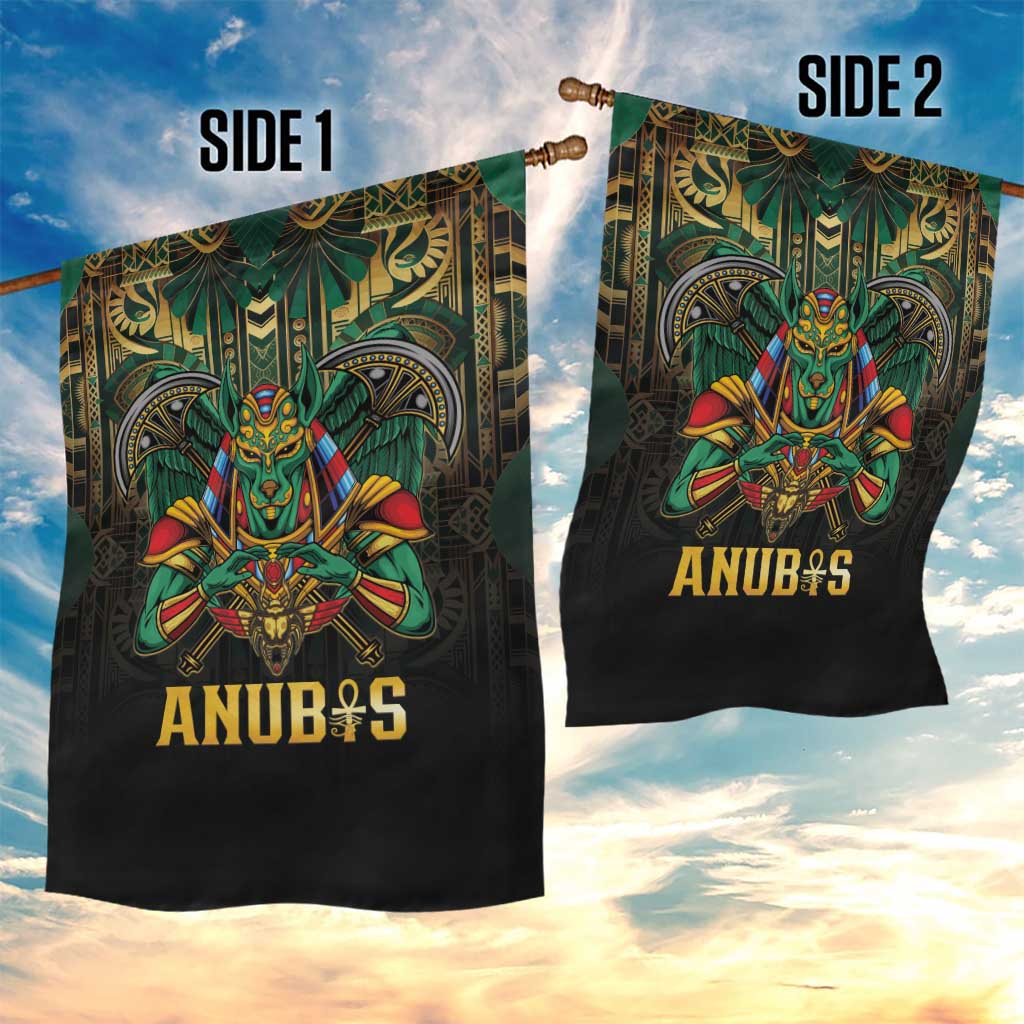 Ancient Egypt Garden Flag Anubis Egyptian