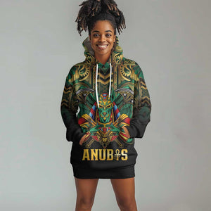 Ancient Egypt Hoodie Dress Anubis Egyptian