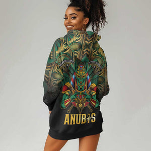 Ancient Egypt Hoodie Dress Anubis Egyptian