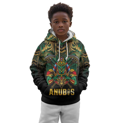 Ancient Egypt Kid Hoodie Anubis Egyptian