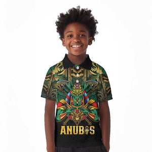 Ancient Egypt Kid Polo Shirt Anubis Egyptian