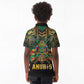Ancient Egypt Kid Polo Shirt Anubis Egyptian