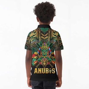 Ancient Egypt Kid Polo Shirt Anubis Egyptian