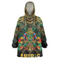 Ancient Egypt Kid Wearable Blanket Hoodie Anubis Egyptian