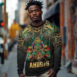 Ancient Egypt Long Sleeve Shirt Anubis Egyptian