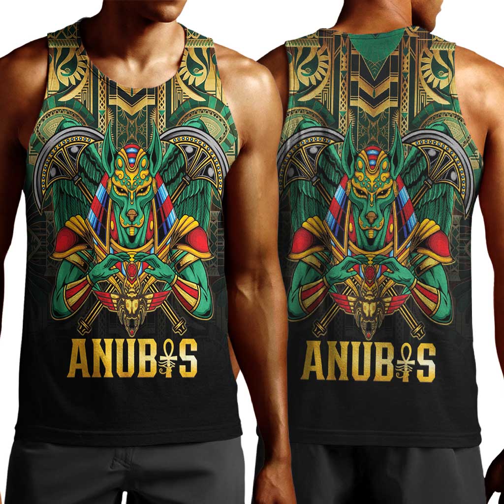 Ancient Egypt Men Tank Top Anubis Egyptian