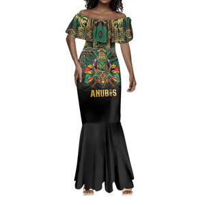 Ancient Egypt Mermaid Dress Anubis Egyptian