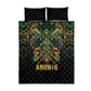 Ancient Egypt Quilt Bed Set Anubis Egyptian