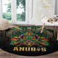 Ancient Egypt Round Carpet Anubis Egyptian