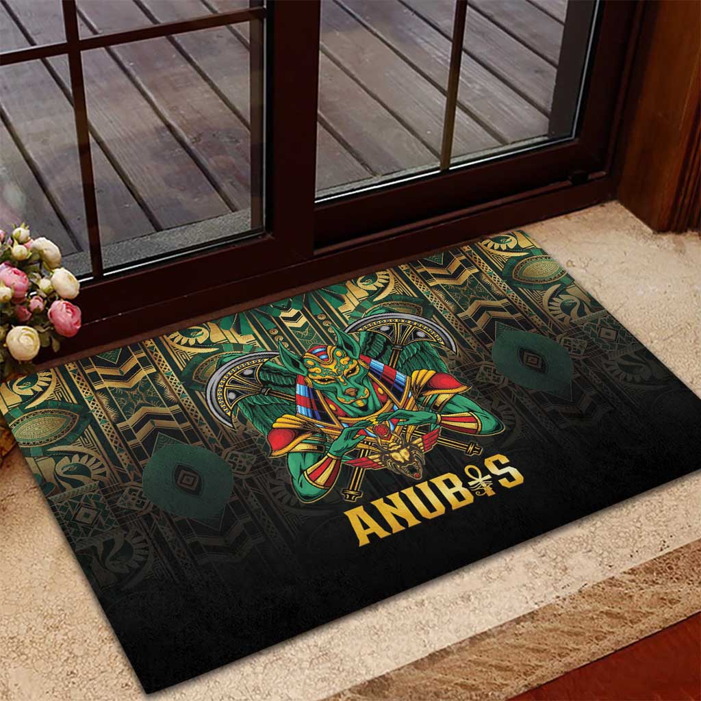 Ancient Egypt Rubber Doormat Anubis Egyptian