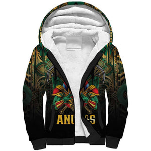 Ancient Egypt Sherpa Hoodie Anubis Egyptian