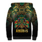 Ancient Egypt Sherpa Hoodie Anubis Egyptian