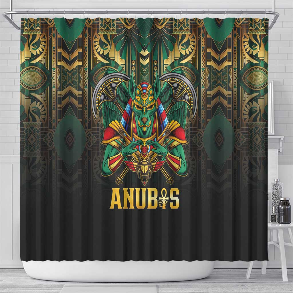 Ancient Egypt Shower Curtain Anubis Egyptian