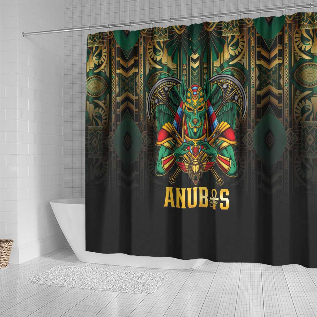 Ancient Egypt Shower Curtain Anubis Egyptian