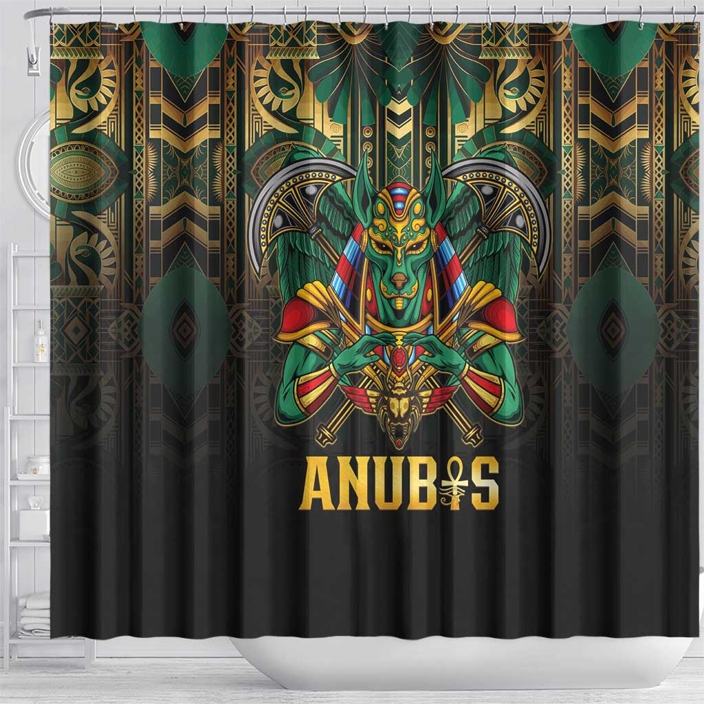 Ancient Egypt Shower Curtain Anubis Egyptian