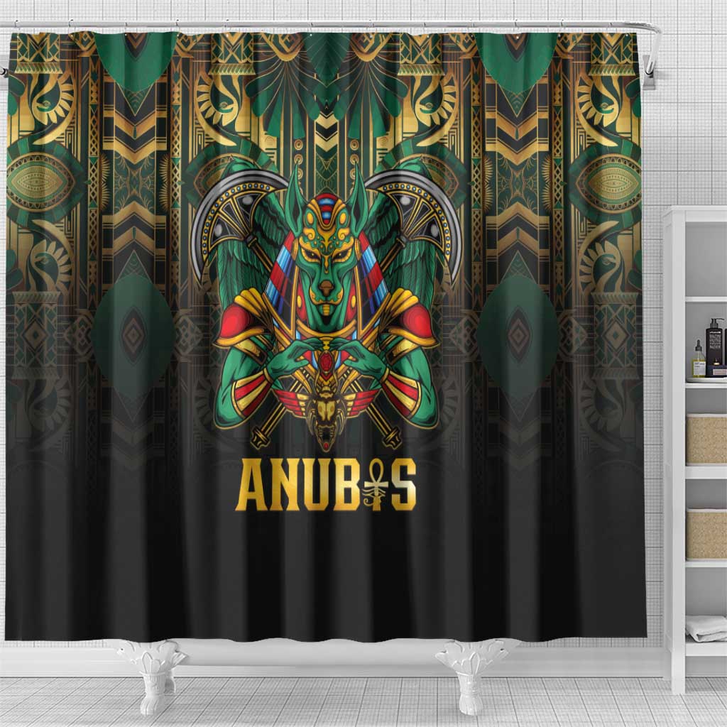 Ancient Egypt Shower Curtain Anubis Egyptian