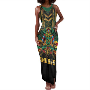 Ancient Egypt Tank Maxi Dress Anubis Egyptian