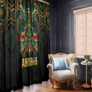Ancient Egypt Window Curtain Anubis Egyptian