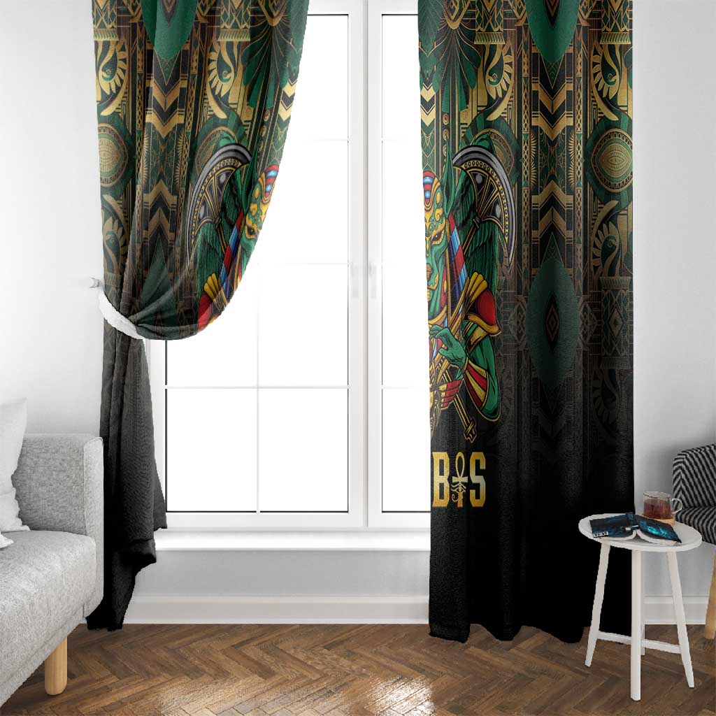 Ancient Egypt Window Curtain Anubis Egyptian