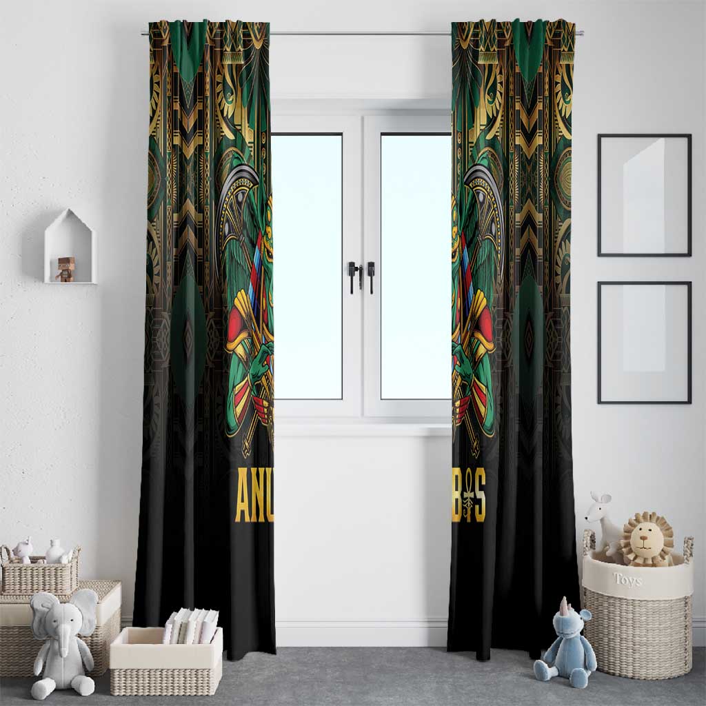 Ancient Egypt Window Curtain Anubis Egyptian