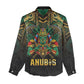 Ancient Egypt Women Casual Shirt Anubis Egyptian