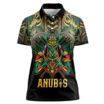 Ancient Egypt Women Polo Shirt Anubis Egyptian
