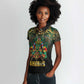Ancient Egypt Women Polo Shirt Anubis Egyptian