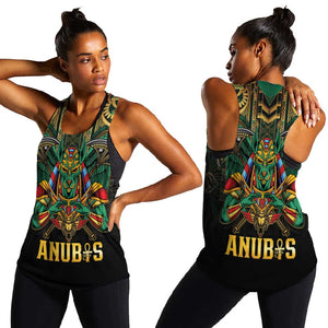 Ancient Egypt Women Racerback Tank Anubis Egyptian
