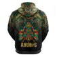 Ancient Egypt Zip Hoodie Anubis Egyptian