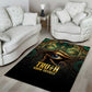 Egypt Eye of Horus Area Rug Golden Ancient Egypt Pattern